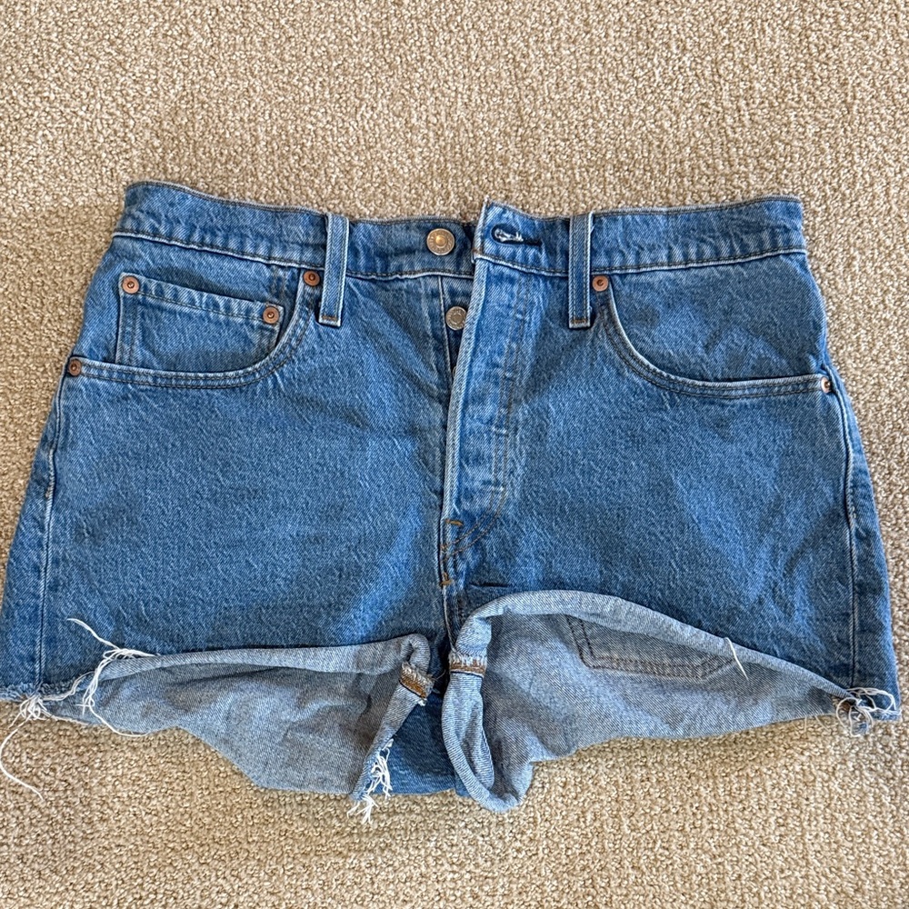 Levi's Classic 501 Blue Denim Shorts